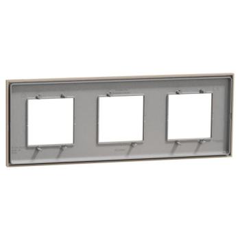  Unica D plaq taupe 3P 