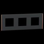  Unica D plaq anth/cuivre 3P 