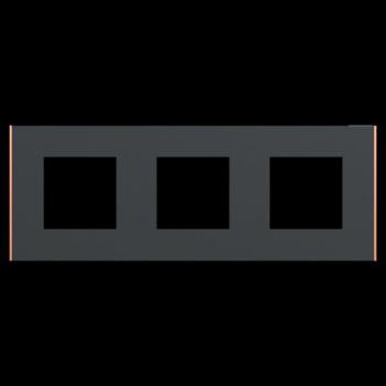  Unica D plaq anth/cuivre 3P 