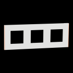  Unica D plaq blanc/cuivre 3P 