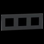  Unica D plaq anth/argent 3P 