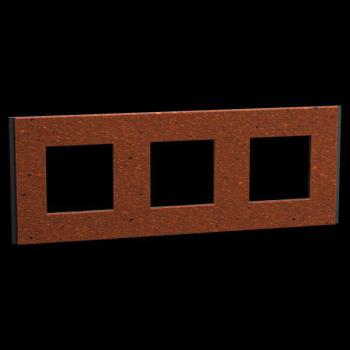  Unica D plaq terracotta 3P 