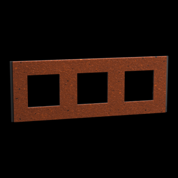  Unica D plaq terracotta 3P 