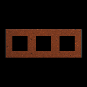  Unica D plaq terracotta 3P 