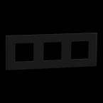  Unica D plaq gomme noire 3P 