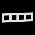  Unica D plaq blanc/argent 4P 
