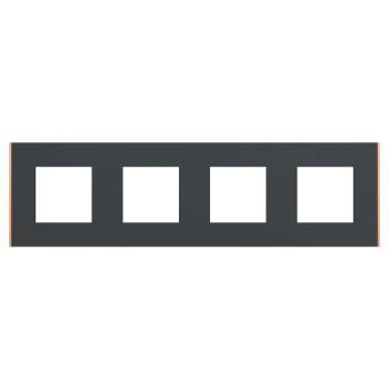  Unica D plaq anth/cuivre 4P 