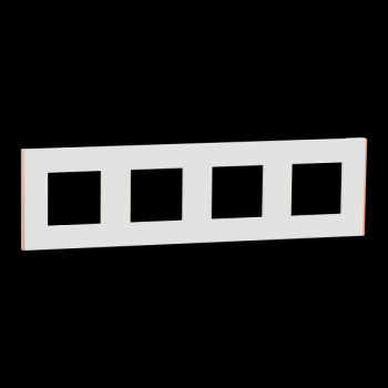  Unica D plaq blanc/cuivre 4P 