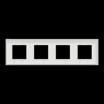  Unica D plaq blanc/cuivre 4P 