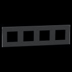  Unica D plaq anth/argent 4P 