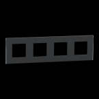  Unica D plaq anth/argent 4P 