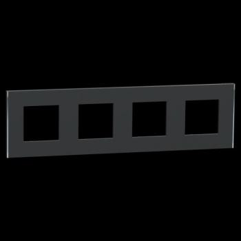  Unica D plaq anth/argent 4P 