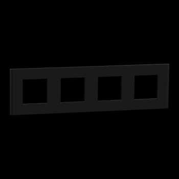  Unica D plaq gomme noire 4P 