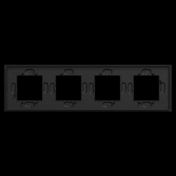  Unica D plaq gomme noire 4P 