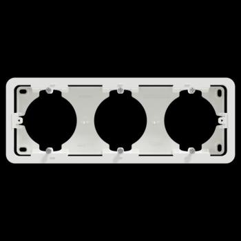  Bo�te en saillie blanc 3P 