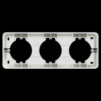  Bo�te en saillie blanc 3P 