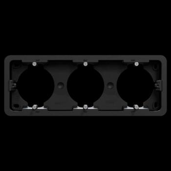  Bo�te en saillie anthracite 3P 