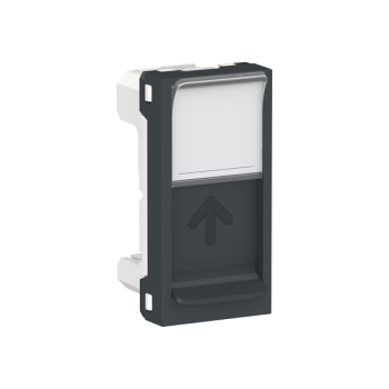  Prise 1 RJ45 S-One 1m Anth 