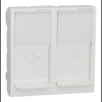  Prise 2 RJ45 S-One 2m Blanc 