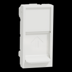  Prise 1 RJ45 Keyst/Syst 1m Bla 