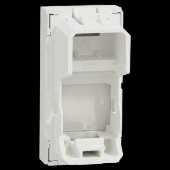  Prise 1 RJ45 Keyst 1m Blc ant 