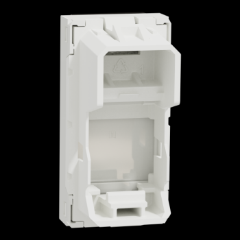  Prise 1 RJ45 Keyst 1m Blc ant 
