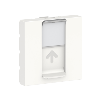  Prise 1 RJ45 Keyst/Syst 2m Bla 