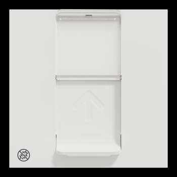 Prise 1 RJ45 Keyst 2m Blc ant 