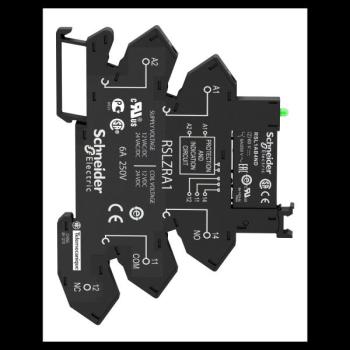  relais + embase 1OF 6A 24V 