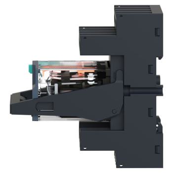  relais + embase 2OF 12A 24VDC 