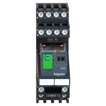  relais + embase 4OF 6A 230VAC 