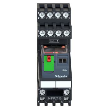  relais + embase 4OF 6A 230VAC 