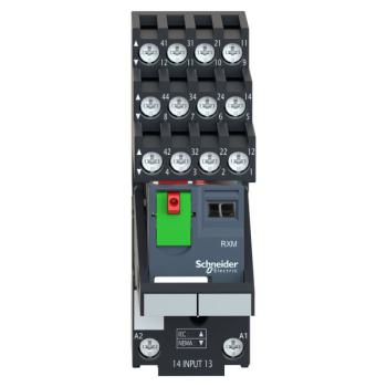  relais + embase 4OF 6A 230VAC 