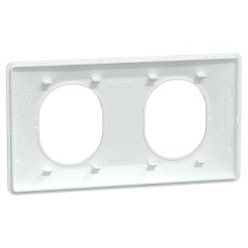  Plaque 2 postes Hor 71mm AntiB 