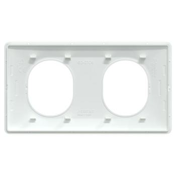  Plaque 2 postes Hor 71mm AntiB 