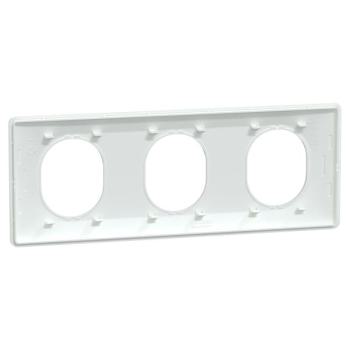  Plaque 3 postes Hor 71mm AntiB 