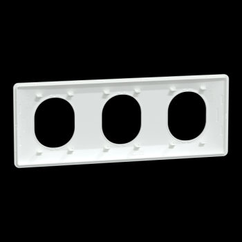  Plaque 3 postes Hor 71mm AntiB 