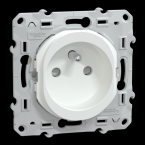  Prise 2P+T  puits Auto Blanc 