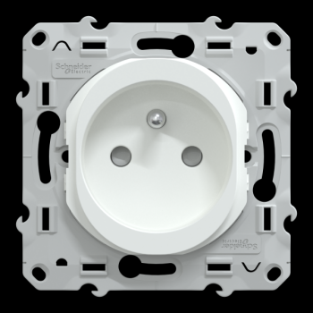 Prise 2P+T  puits Auto Blanc 