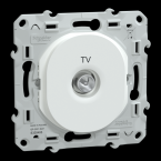  Prise TV simple blanc 