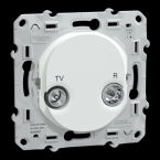  Prise TV-R Blanc 