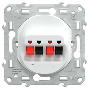  Prise HP 2 sorties Blanc 