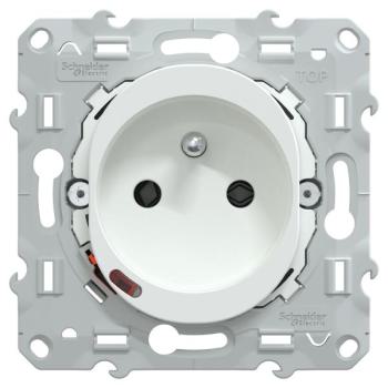  Wiser 2P+T Connect�e 16A Blanc 