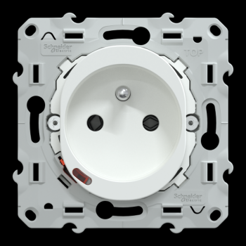  Wiser 2P+T Connecte 16A Blanc 