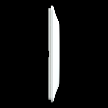  Plaque 1 poste Blanc Argent C 