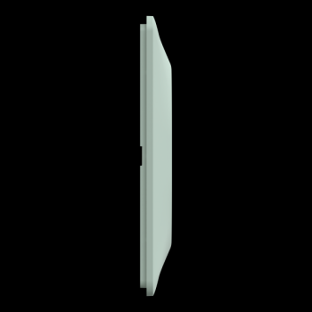  Plaque 2 post Hor 71 mm Sauge 