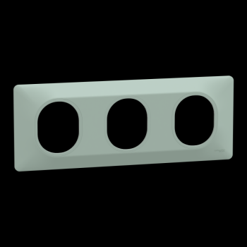  Plaque 3 post Hor 71 mm Sauge 