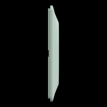  Plaque 3 post Hor 71 mm Sauge 
