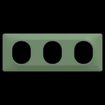  Plaque 3 post Hor 71 mm Vert F 