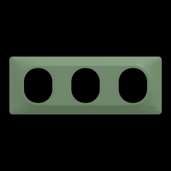  Plaque 3 post Hor 71 mm Vert F 